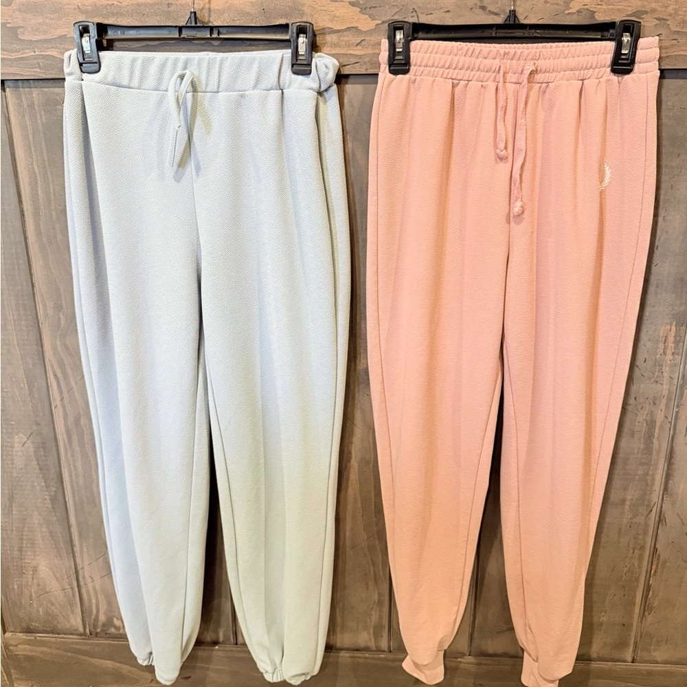 SHEIN lounge Jogger Pants bundle- Blue and Pink